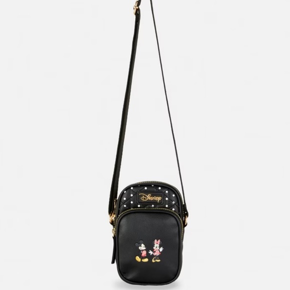 Disney's Minnie Mouse Faux Leather Crossbody Purse - Picture 1 of 1
